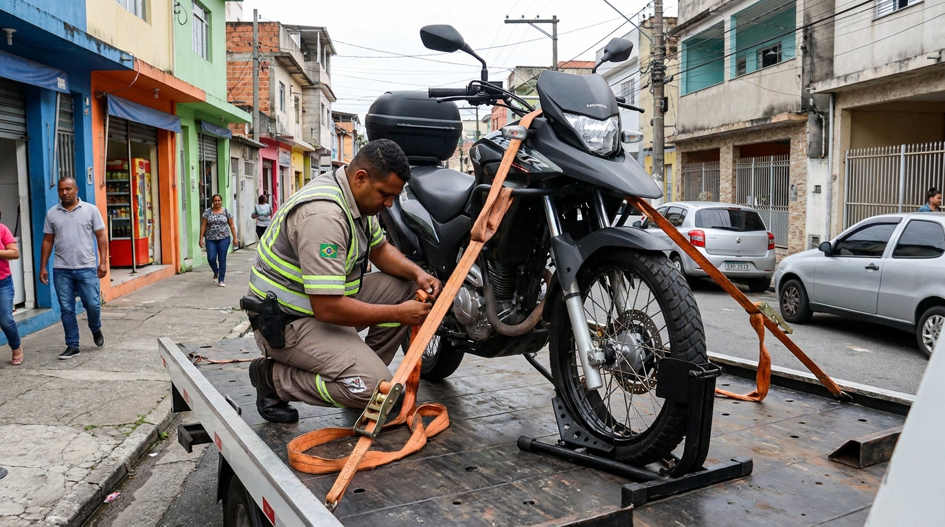 Transporte de Motocicleta em Itaquaquecetuba‑SP
